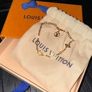 Louis Vuitton Gold Charm Bracelet
